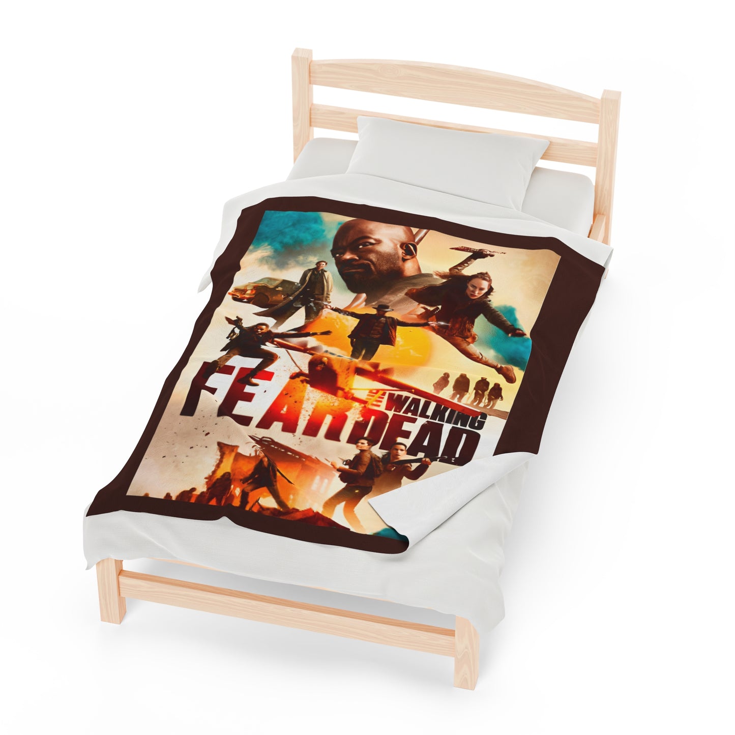 Fear the walking dead blanket, Ftwd merch, Alicia Clark, Morgan Jones