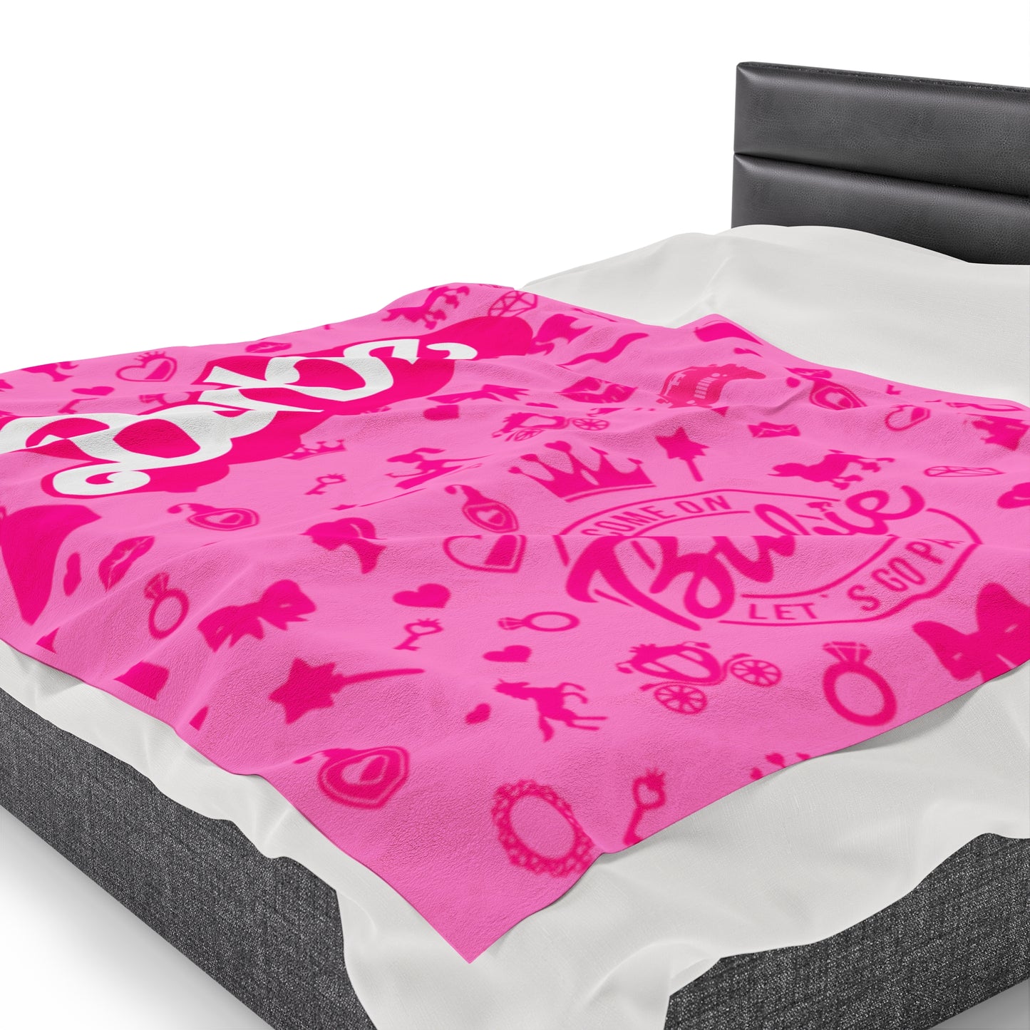 Barbie all over print blanket