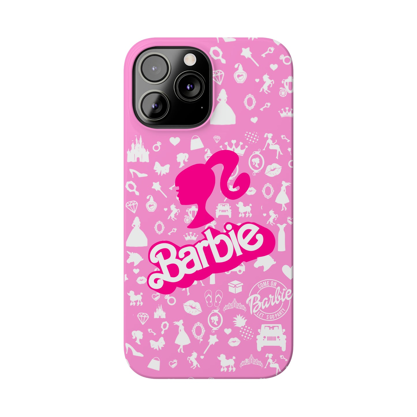 Barbie phone case, Barbie movie merch, Movie phone case, pink phone case