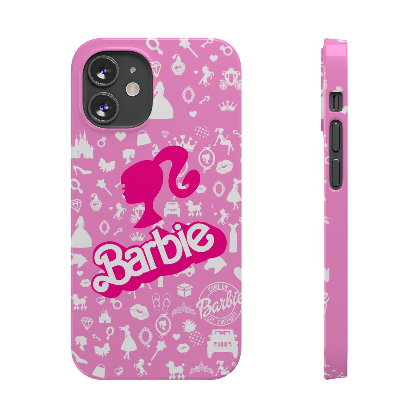 Barbie phone case, Barbie movie merch, Movie phone case, pink phone case