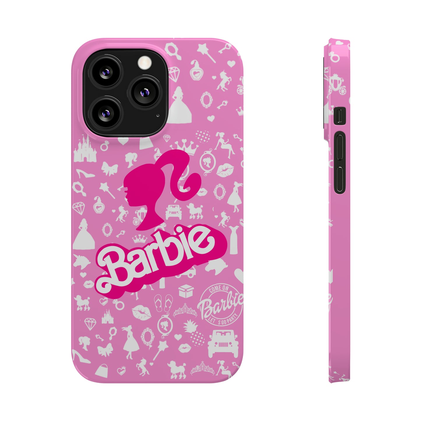 Barbie phone case, Barbie movie merch, Movie phone case, pink phone case