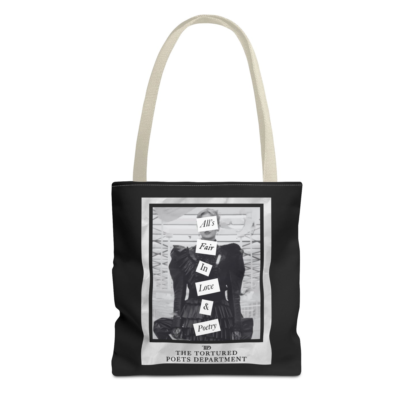 All is fair in love and poetry tote bag