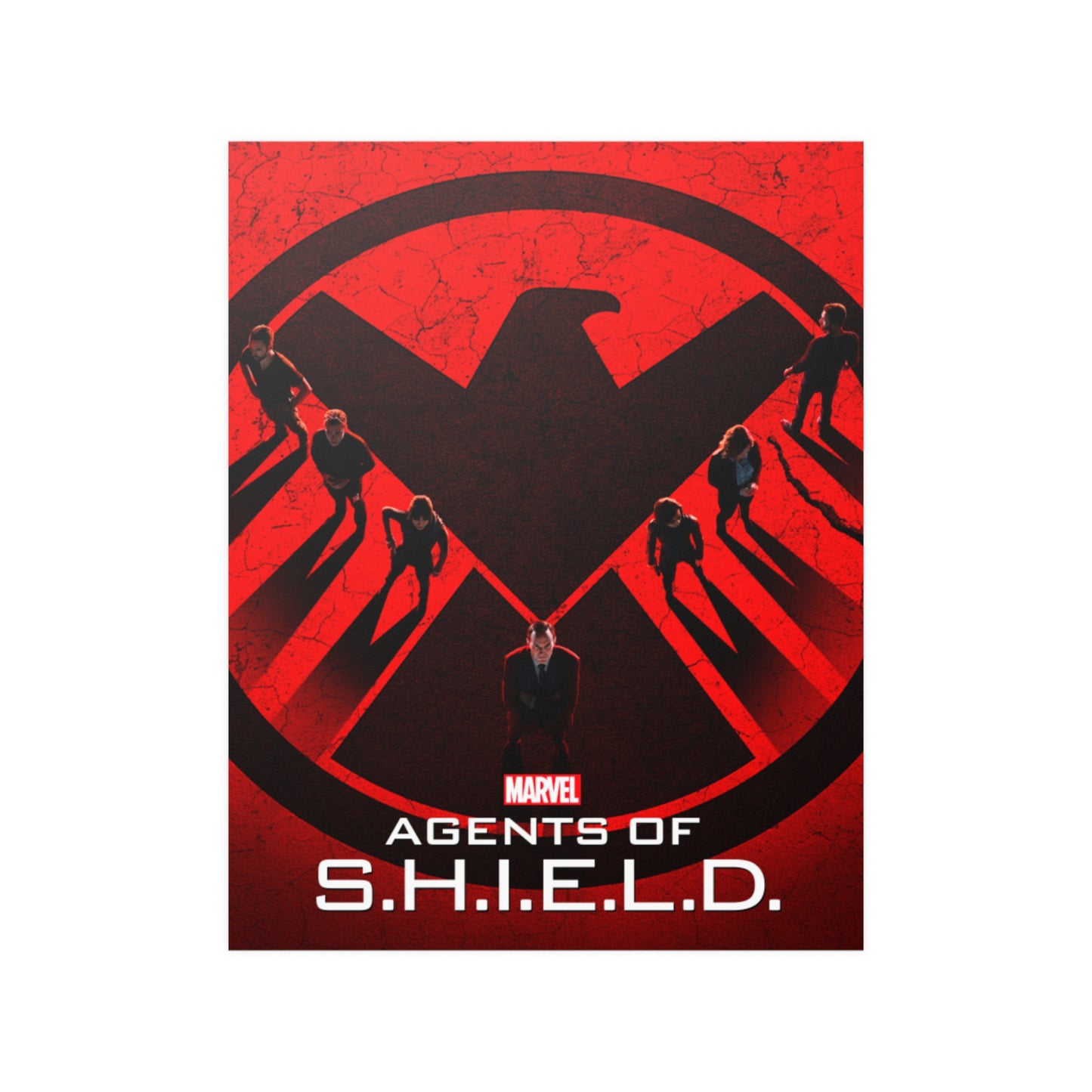 Agents of shield poster, Agents of S.h.i.e.l.d wall art, Aos tv show poster, Daisy johnson Quake