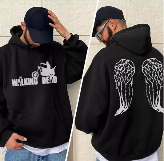 Walking Dead Daryl Wings Front & Back Unisex Hoodie