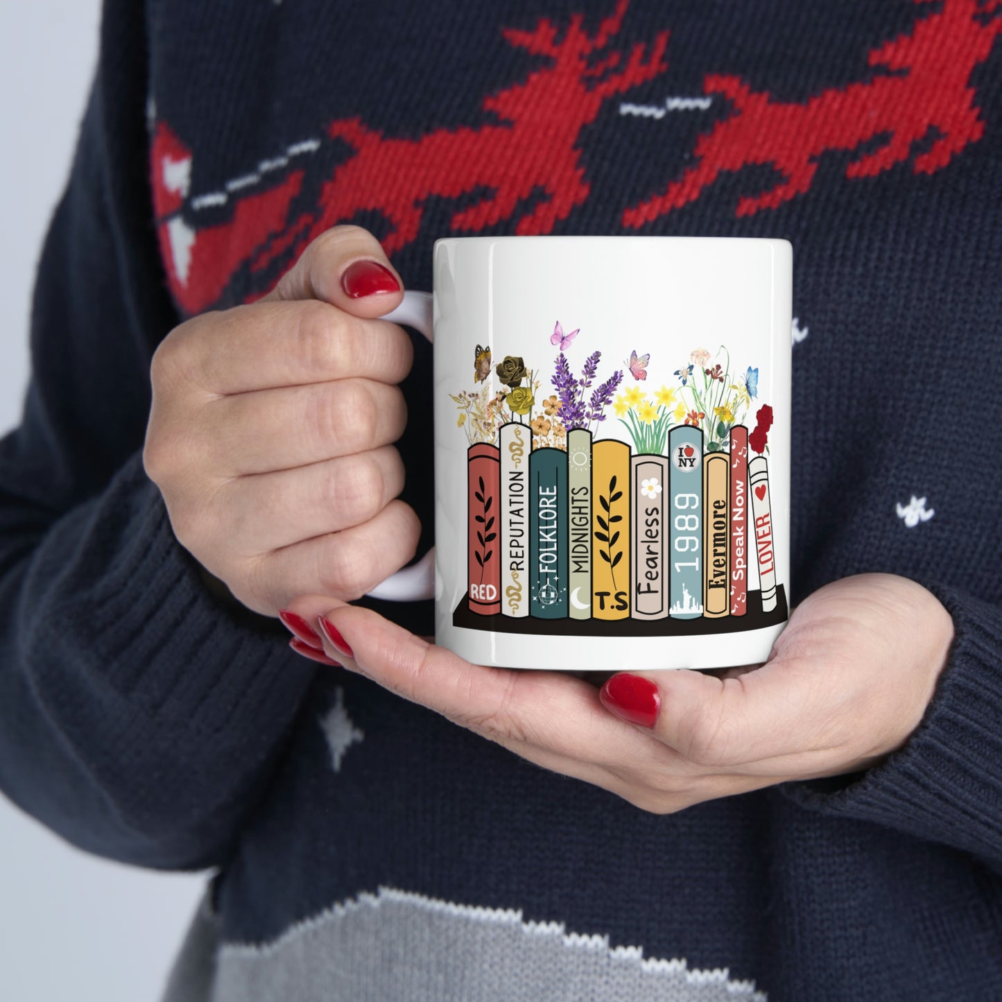 Albums as books coffee mug