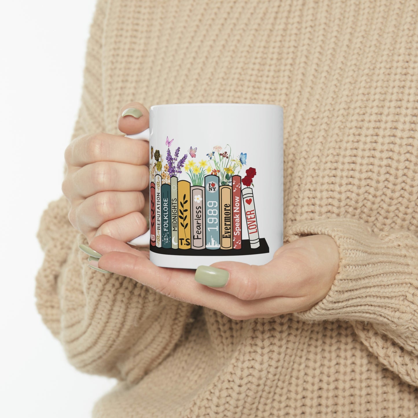 Albums as books coffee mug