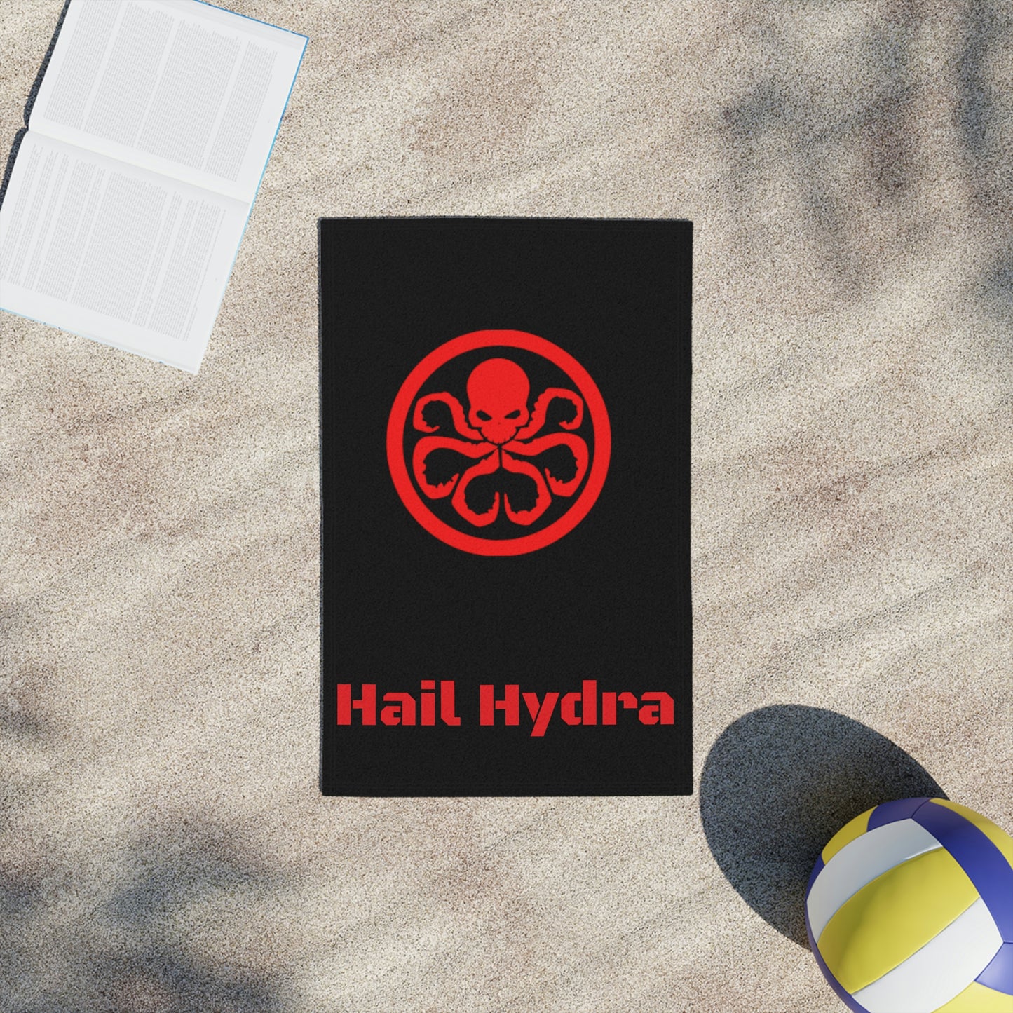 Agents of S.H.I.E.L.D. Hydra logo Beach Towel