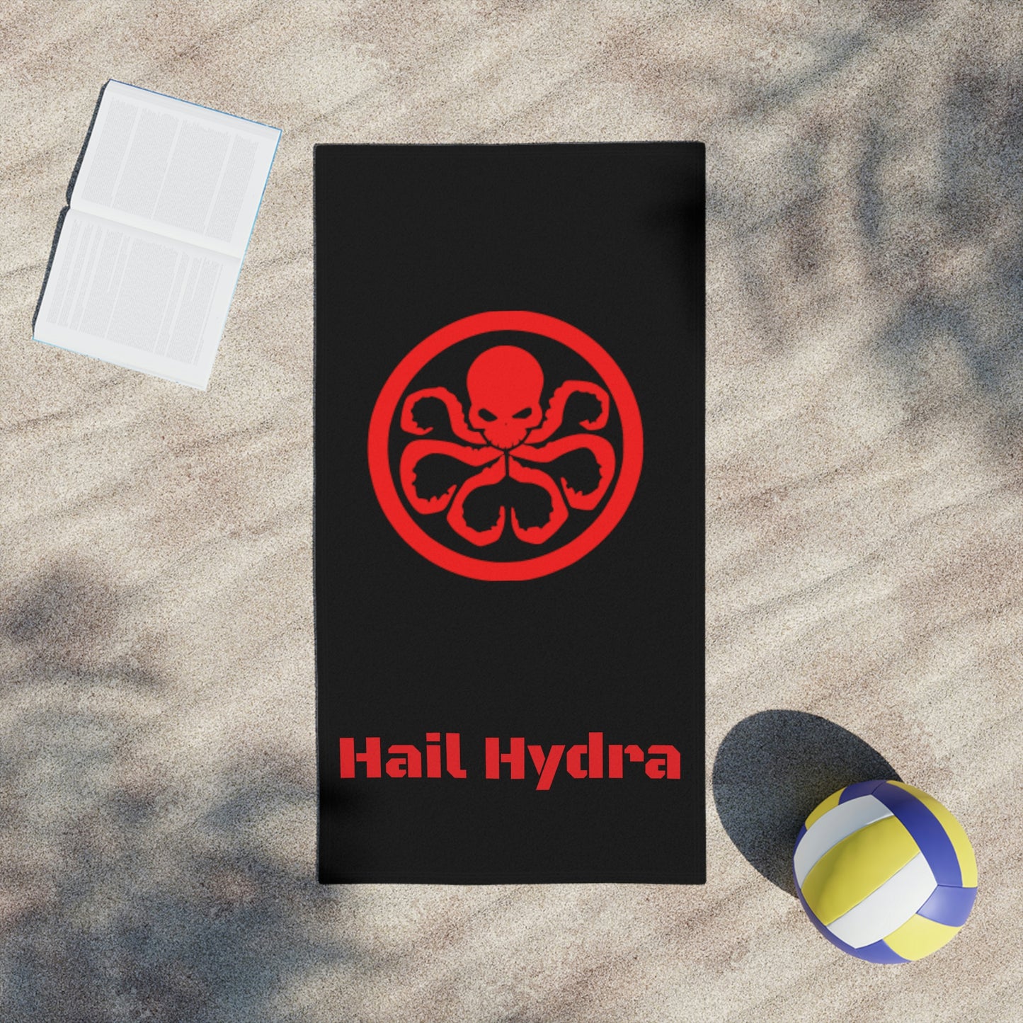 Agents of S.H.I.E.L.D. Hydra logo Beach Towel