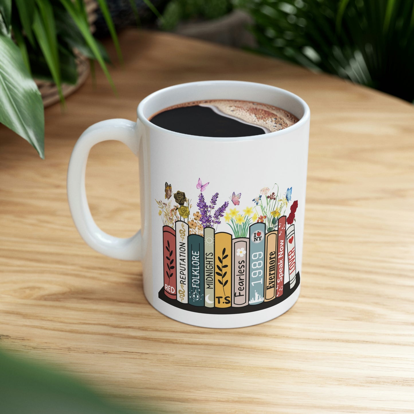 Albums as books coffee mug